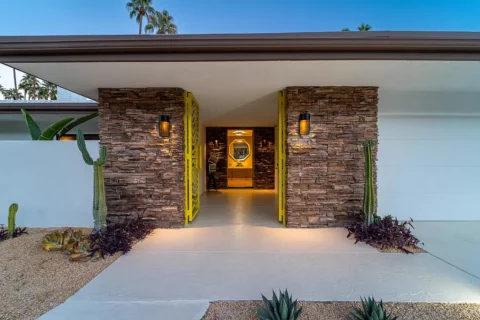 private vacation rental with gated entrance