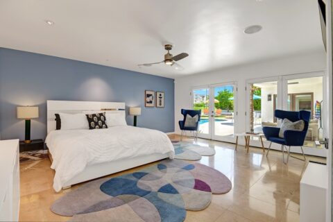 comfortable vacation rental master bedroom
